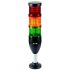 Jeladó torony LED, 3 világító elemmel, Zöld, narancs, piros, 24 V, Eaton Moeller sorozat