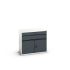 Bott 2 Door, 2 Drawer Sheet Steel Floor Standing Cabinet, 1050 x 550 x 900mm