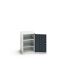 Bott 1 Door Sheet Steel  Lockable Floor Standing Cupboard, 800 x 525 x 900mm