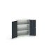 Bott 2 Door Sheet Steel  Lockable Floor Standing Cupboard, 800 x 350 x 1000mm