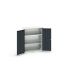 Bott 2 Door, 0 Drawer Sheet Steel Floor Standing Cupboard, 800 x 350 x 1000mm