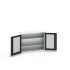 Bott 2 Door, 0 Drawer Sheet Steel Floor Standing Cupboard, 1050 x 350 x 800mm
