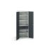 Bott 2 Door Sheet Steel  Lockable Floor Standing Cupboard, 800 x 550 x 2000mm