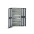 Bott 2 Door, 0 Drawer Sheet Steel Floor Standing Cupboard, 1050 x 550 x 2000mm