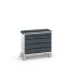 Bott 5 drawer Steel Wheeled Tool Cabinet, 965mm x 1.05m x 550mm