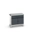 Bott 2 drawer Steel Wheeled Tool Cabinet, 980mm x 1.05m x 600mm