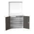 Bott Storage Cabinet 2 ajtós Lemezacél, zárható, földön álló, 1050 x 550 x 2000mm
