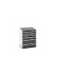 Bott 6 Cabinet, Steel, 800mm x 650mm x 650mm, Anthracite Grey, Light Grey