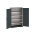 Bott 2 Door, 0 Drawer Sheet Steel Floor Standing Cupboard, 1300 x 650 x 2000mm