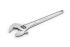 Crescent Adjustable Spanner, 450 mm Overall, 52.3mm Jaw Capacity, Polished Chrome Handle