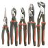 Crescent Z2SET5CG 5-Piece Plier Set, Angled, Straight Tip, ESD, 250 mm Overall