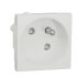 Schneider Electric White 1 Gang Power Socket, 2 Poles, 16A, French 2P, Indoor Use
