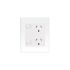 HPM White 2 Gang Plug Socket, Double Pole Poles, 10A, Type I - ANZ/CN, Indoor Use
