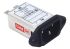 RS PRO 6A, 250 V ac Socket Panel Mount IEC Filter, Faston