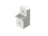 Rittal Fibreglass Reinforced PA Bracket for Use with Enclosures