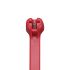 Panduit Cable Ties, 203mm x 4.7 mm, Red Nylon, Pk-1000pack