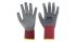 Honeywell Safety WorkEasy 13G GY PU 1 Grey Polyurethane Abrasion Resistant, Tear Resistant Gloves, Size 9, Large,