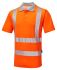 PULSAR LFE901 Orange Men Hi Vis Polo Shirt, S