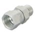 Parker Hydraulic Straight Threaded Adaptor BSPP 1 Male to UNF 1 1/16-12 Male, 12-16F642EDMXS