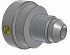 Parker Hydraulic Straight Threaded Reducer UNF 1 1/16-12 Female to UNF 1/2-20 Male, 12-5TRTXS
