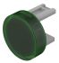 EAO Green Round Push Button Lens for Use with Push Button