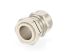1SNG Series Brass Brass, CR, NBR, PA 6 Cable Gland, M25 Thread, 11mm Min, 17mm Max, IP66, IP68