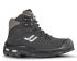 Jallatte JALNORA JY252 Black, Grey ESD Safe Aluminium Toe Capped Men's Safety Shoes, UK 10.5, EU 45