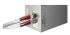 Siemens FSMA to ST Duplex Duplex PMM S980/1000 Fibre Optic Cable, 2.2mm, Black, 500mm
