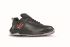 Jallatte JALINO SAS Men's Black, Grey, Red  Toe Capped Safety Shoes, UK 6.5, EU 40