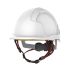 JSP EVOLite Skyworker White Safety Helmet with Chin Strap, Adjustable, Ventilated