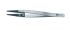 CK 130 mm, Stainless Steel, Rounded, ESD Tweezer