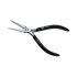 CK T3789 Flat Nose Plier, 145 mm Overall, Straight Tip, 40mm Jaw