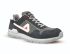 AIMONT ROMELL ABI05 Unisex Grey, Red Aluminium Toe Capped Safety Trainers, UK 5, EU 38