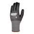 Skytec SAPPHIRE NANO Black Nylon Cut Resistant Work Gloves, Size 6, Polyurethane Coating