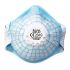 Alpha Solway AMF2V Series Disposable Respirator for General Purpose Protection, FFP2 NR, Valved, Moulded, 10Each per