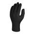Skytec TX524 Black Powder-Free Nitrile Disposable Gloves, Size S, Food Safe, 100 per Pack