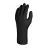 Skytec TX630 Black Powder-Free Nitrile Disposable Gloves, Size S, Food Safe, 100 per Pack