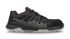 Jallatte J-energy Unisex Black, Grey  Toe Capped Low safety shoes, UK 3, EU 36