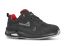 AIMONT ARGON IA202 Men's Black, Grey, Red Aluminium  Toe Capped Safety Shoes, UK 8, EU 42