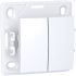 Schneider Electric White 2 Gang Light Switch Cover