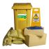 Ecospill Ltd kiömlés mentesítő készlet, csomag: 1 x Floor Sign, 1 x Hazard Tape, 6 x Socks 1.2Mtr, 10 x Pillows, 18