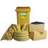 Ecospill Ltd, Spildsæt, Anvendelse: Kemisk Chemical Spill Response Kits, Indeholder: 1 x Floor Sign, 4 x Socks 3Mtr, 8