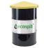 Couvercle du casier Ecospill Ltd Capot Jaune en Polyéthylène, à utiliser avec Drum, Dimensions65cm