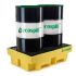 Ecospill Ltd Polyethylene 2 Drum Spill Pallet for Chemical, 240L Capacity