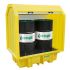 Ecospill Ltd Polyethylene 2 Drum Spill Pallet for Chemical, 230L Capacity