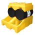 Ecospill Ltd 容器架, 795mm宽 x 370mm高, 聚乙烯盒, 黄色