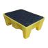 Ecospill Ltd Polyethylene Spill Tray with Grate for Chemical, 70L Capacity