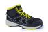 Honeywell Safety Runner Mid Black, Yellow ESD Safe Composite Toe Capped Unisex Safety Boots, UK 3.5, EU 36