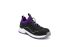 Honeywell Safety COCOON EVO STRETCH S3 Women's Black, Purple Toe Capped Safety Shoes, UK 3, EU 35