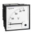 Schneider Electric Analogue Voltmeter, Dial Scale Display